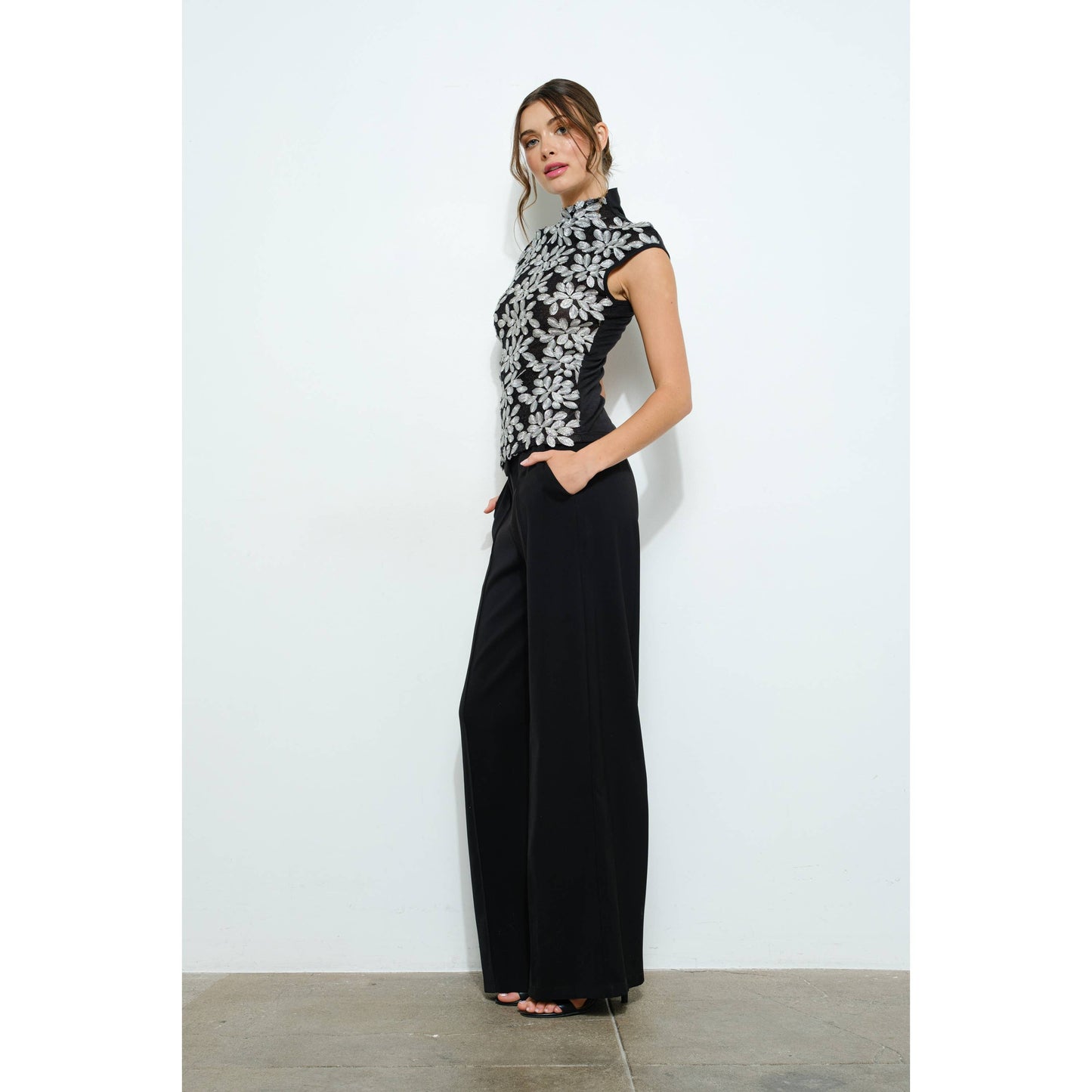 AMAYA High-Neck Top