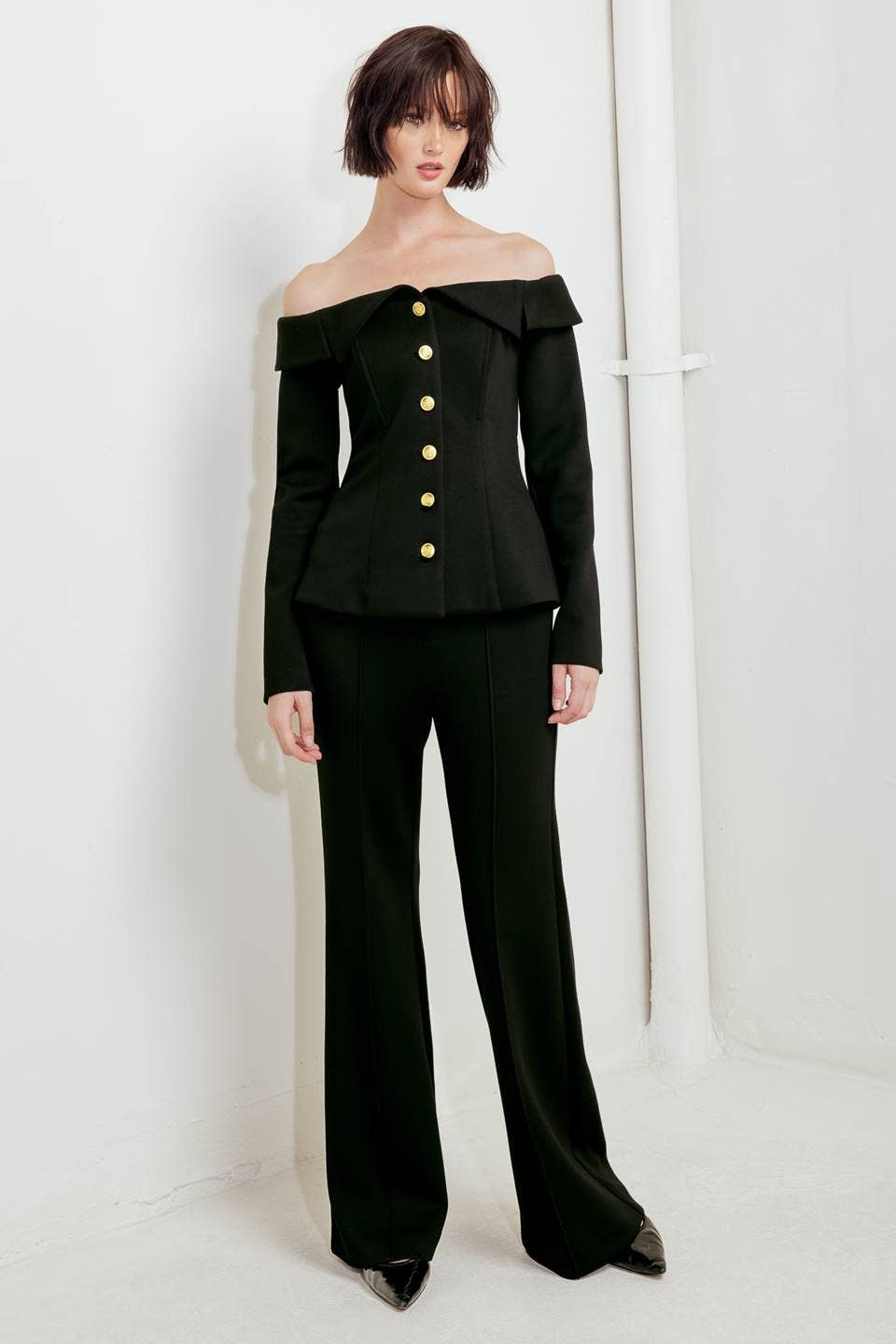 QUINN BLAZER STYLE TOP