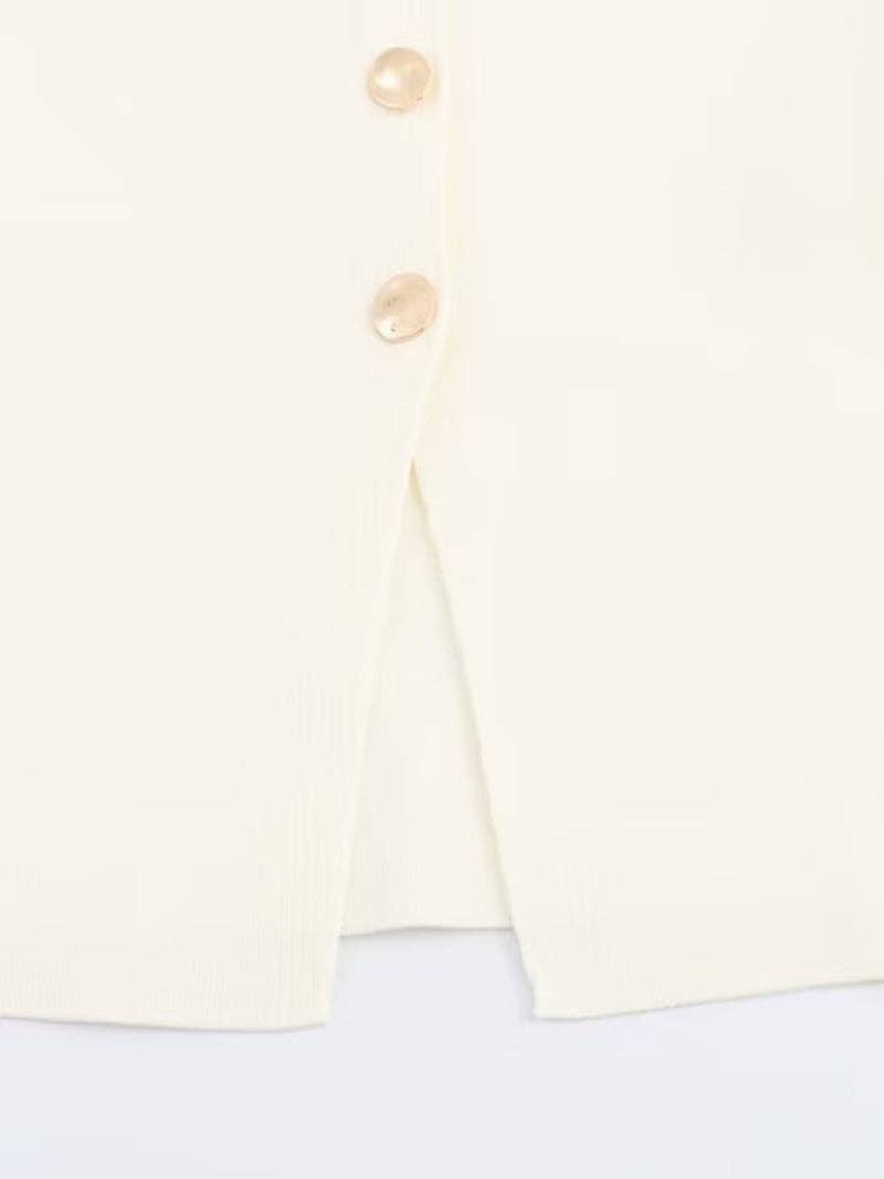 ROSIE SLEEVELESS BUTTON-UP VEST