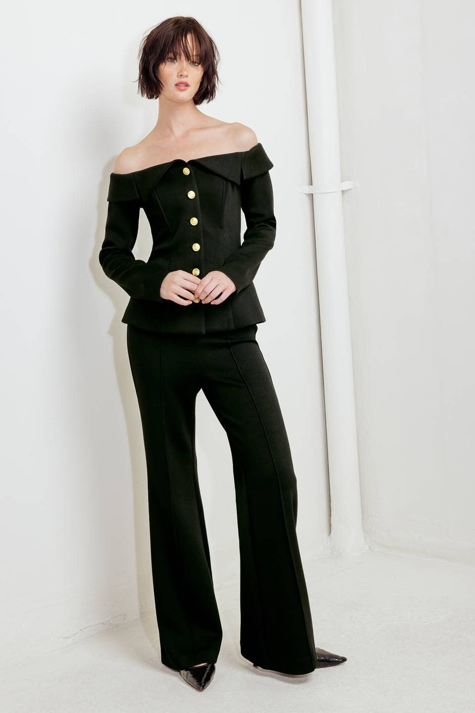 QUINN BLAZER STYLE TOP