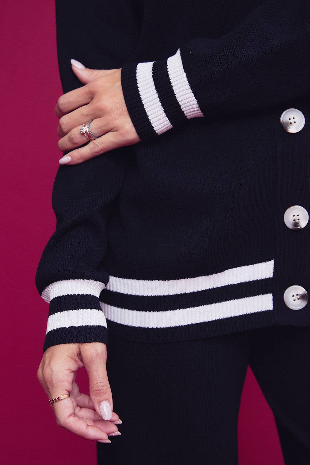 Skylar Knit cardigan and pants set