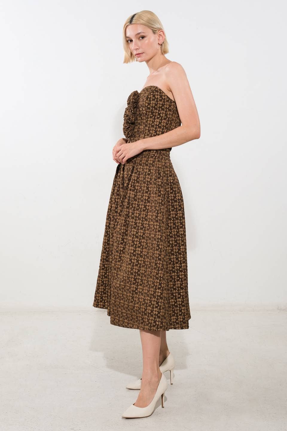 Autumn woven skirt set