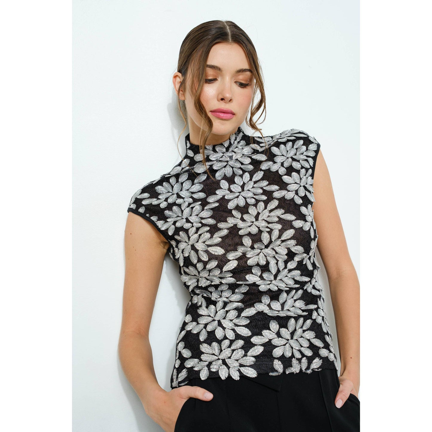 AMAYA High-Neck Top
